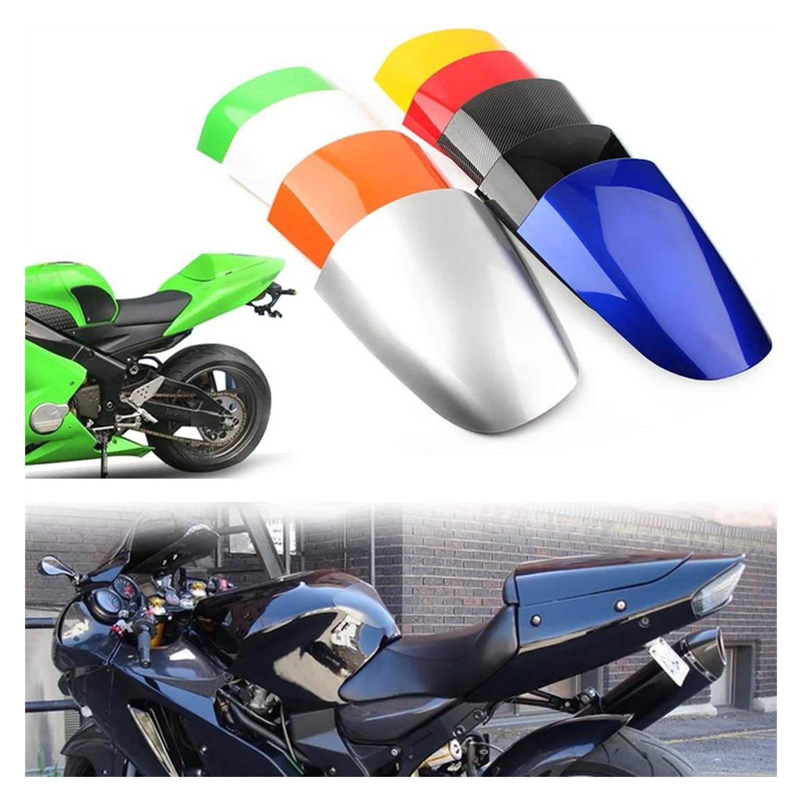 Kawasaki ZX-12R B型 純正リアシートカバー 即決 送料込 美品 破れなし ZX-12R タンデムシート リアシート